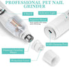 Molinillo de uñas para perros, 2 velocidades, cortadora de uñas de mascotas, suave, sin dolor, eléctrico, recorte de pelo pequeño, mediano y grande, portátil, recargable por Petural - BESTMASCOTA.COM