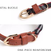 Axgo - Collar con pajarita para cachorro o gatito, diseño de cuadros - BESTMASCOTA.COM