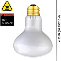 Aomryom UVA 75W 2 Pack Basking Spot Heat Lamp Bulb Soft White Light Heat Bulbs for Reptiles & Amphibians - BESTMASCOTA.COM