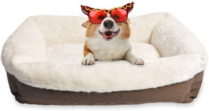 Cama rectangular para mascotas de Long Rich, para todas las estaciones - BESTMASCOTA.COM