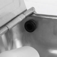 Homend - Cuenco automático para agua de granja, acero inoxidable, para caballo, ganado, cabra, oveja, perro, M - BESTMASCOTA.COM