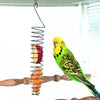 Juguete para forjar pájaros con loro para frutas, verduras, alimentador de semillas para parakeet, cacatúas, cacatúas, color gris africano, cacatúas, macaw de Amazon, Lovebird Finch, Canario, Rata, Chinchilla, Guinea, jaula de alimentos, cesta de herramie - BESTMASCOTA.COM