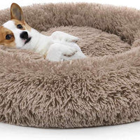 MIXJOY Cama ortopédica para perro, cómoda cama redonda para perro, ultrasuave, lavable, para perro y gato, cojín cama (22.8 in/29.9 in/35.8 in) - BESTMASCOTA.COM