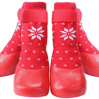 KOOLTAIL Dog Socks Anti Slip with Straps Traction Control Waterproof Paw Protector - BESTMASCOTA.COM