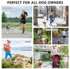 Correa para perro de LANNEY, manos libres, para correr, caminar, correr, entrenar senderismo, correa elástica retráctil para perros medianos a grandes, cinturón de cintura ajustable, costuras reflectantes, doble asa - BESTMASCOTA.COM