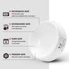 YHY Cuenco de cerámica para comida de gatos, 283 ml, no deslizante, cuenco para comida de gato, ancho y espeso, diseño elegante, color blanco, 6.5 pulgadas - BESTMASCOTA.COM