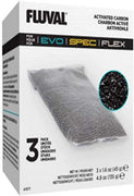Fluval Spec Filtro de Carbono medios de comunicación – 3-Pack - BESTMASCOTA.COM