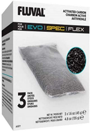 Fluval Spec Filtro de Carbono medios de comunicación – 3-Pack - BESTMASCOTA.COM