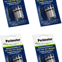 Perímetro tecnologías cuatro unidades valla de perro baterías para Invisible Fence R21 o R51 receptor collares por - BESTMASCOTA.COM
