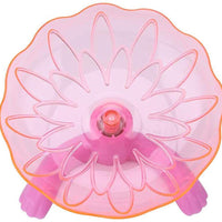 POPETPOP Hámster Rueda Silencioso Spinner-Hamster Ejercicio Rueda Plástico Estable Soporte Plato Volador para Gerbils Chinchillas Guinea Pigs Siria Hámsters Enano Hámster Rueda-Azul - BESTMASCOTA.COM