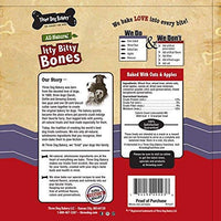 Three Dog Bakery Itty Bitty Bones golosinas para perro horneado, 32 oz - BESTMASCOTA.COM