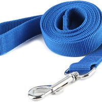 Correa adiestramiento canino nailon resistente, cuerda de tracción, 6 pies de largo, 1 pulgada de ancho, para perros pequeños y medianos. - BESTMASCOTA.COM