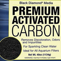 MarineLand Diamond Media Premium carbón activado, negro y gris, 40 onzas (PA0373) - BESTMASCOTA.COM