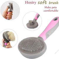 Hesiry cepillo suave para mascotas para peladura, elimina la capa interior suelta, cepillo cortador para masajes de mascotas - BESTMASCOTA.COM