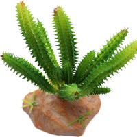 SLSON - Adorno para plantas de reptiles, decoración de terrario, cactus de plástico, para decoración de plantas de Lizard Gecko - BESTMASCOTA.COM