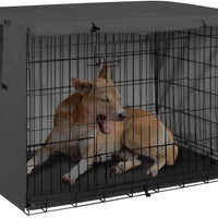 Explore Land - Funda para jaula de perro de poliéster duradero, ajuste universal para jaula de perro de 30 a 42 pulgadas - BESTMASCOTA.COM