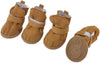 URBEST botas para perros con velcro, 2 pares, color marrón - BESTMASCOTA.COM