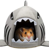 Hollypet - Cama para mascotas pequeñas, diseño de hámster holandés de cerdo, algodón, color gris - BESTMASCOTA.COM