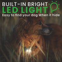 FunniPets collar de entrenamiento para perro, de rango de 2600ft de longitud collar de choque impermeable para 2 perros con 4 modos de entrenamiento ligero estático vibración pitido - BESTMASCOTA.COM