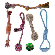 Cuerda masticable de juguete para cachorro Set dental pequeño para perros pequeños y medianos - BESTMASCOTA.COM