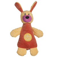 HuggleHounds - Juguete de peluche chirriante para perros con nudos para masticadores agresivos - BESTMASCOTA.COM