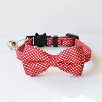 M-YOUNG Collar para gato con campana y pajarita, collares de seguridad ajustables para cachorro de gatito (6.7 in a 10,8 pulgadas) - BESTMASCOTA.COM