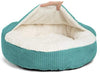Cama acogedora Best Friends by Sheri, cama de lujo para perros y gatos con cobija, cálida y segura. Brinda apoyo para la cabeza, el cuello y las articulaciones, lavable a máquina, parte inferior resistente al agua - BESTMASCOTA.COM