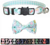 M-YOUNG Collar para gato con campana y pajarita, collares de seguridad ajustables para cachorro de gatito (6.7 in a 10,8 pulgadas) - BESTMASCOTA.COM