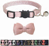 M-YOUNG Collar para gato con campana y pajarita, collares de seguridad ajustables para cachorro de gatito (6.7 in a 10,8 pulgadas) - BESTMASCOTA.COM