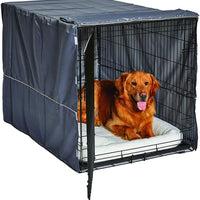 MidWest funda para jaula de perro, funda para jaula de privacidad para perros, se adapta a cajas de perro Midwest, se puede lavar a máquina y secar - BESTMASCOTA.COM