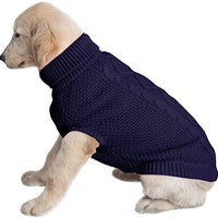 Mihachi – Sudadera para perro, abrigo de invierno, ropa clásica de punto para clima frío - BESTMASCOTA.COM