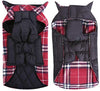 MIGOHI Dog Jackets for Winter Windproof Waterproof Reversible Dog Coat for Cold Weather British Style Plaid Warm Dog Vest for Small Medium Large Dogs - BESTMASCOTA.COM