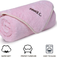PAWZ - Manta para perro, suave, suave y cálida, doble cara, sin pelusas, para perros y gatos y animales pequeños, tamaño pequeño - BESTMASCOTA.COM