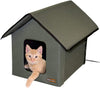 K&H Pet Products Casa para gatitos al aire libre, refugio aislado para gatos (calentado o sin calefacción) - BESTMASCOTA.COM