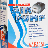 Active Aqua bomba de aire, 1 salida, 2 de ancho, 108 fl oz/min, Bomba de aire Active Aqua - BESTMASCOTA.COM