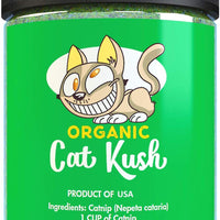 Cat Kush Organic Catnip, Safe Premium Blend Perfect for Cats, Instilled with Maximized Potency Your Kitty is Sure to Go Crazy for - BESTMASCOTA.COM
