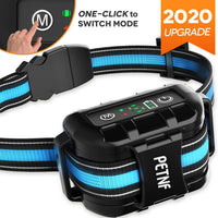 Collar de corteza 2020 para perros grandes, medianos y pequeños, collar de corteza de perro IP67 resistente al agua, collar antiladridos recargable para perros, dispositivo de control de ladridos de parada, collar eléctrico seguro y humano. - BESTMASCOTA.COM