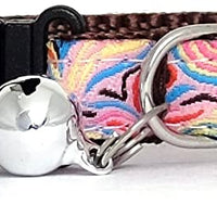 Swirly gato collar, Rosa, 10" - BESTMASCOTA.COM