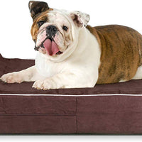 KOPEKS - Orthopedic Memory Foam Dog Bed With Pillow and Waterproof Liner & Anti-Slip Bottom - BESTMASCOTA.COM