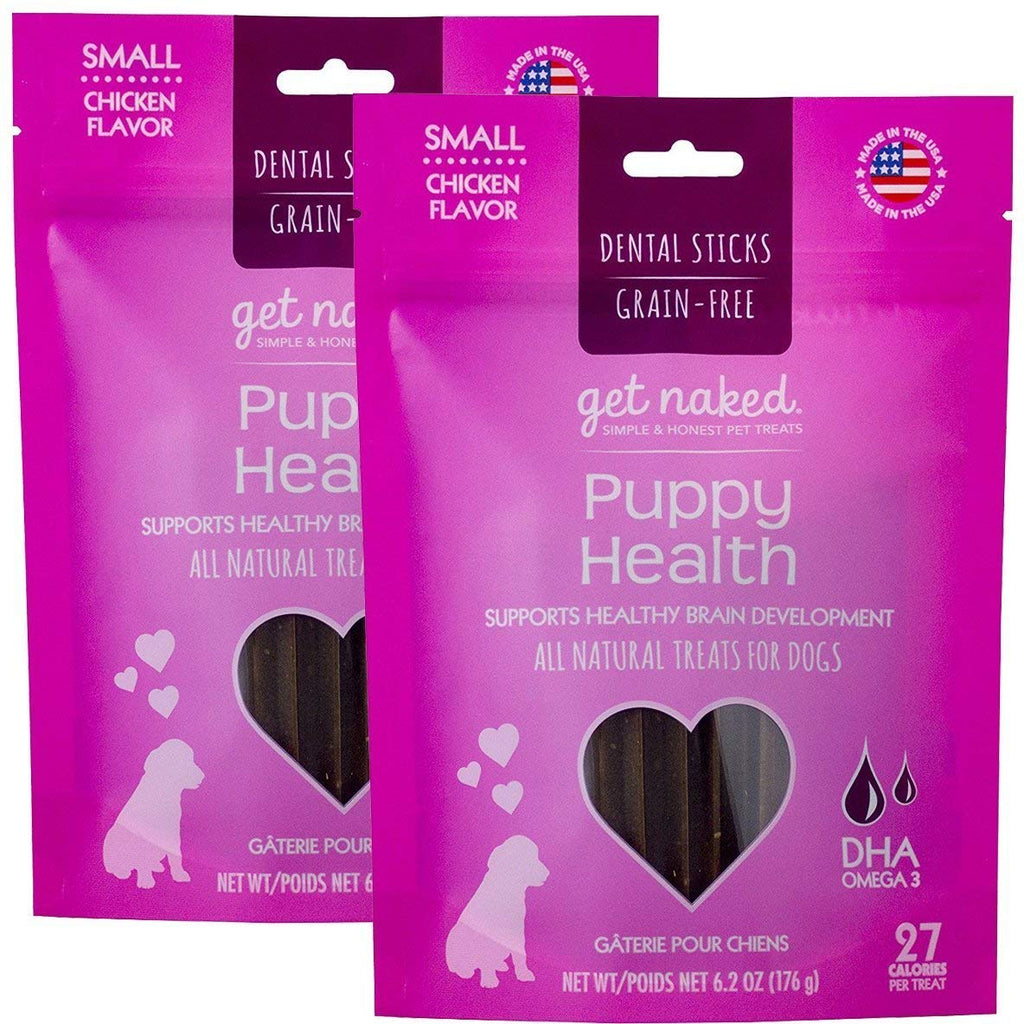 Get Naked Grain Free Puppy Health palillos de masticación dental, pequeño - BESTMASCOTA.COM