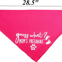 ¿Adivina qué? My Mom is Pregnant - Bandana para perro (2 unidades) - BESTMASCOTA.COM