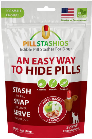 PillStashios – Pill Treat Pockets for Dogs, Easy Pill-Masker for Liquid, Powder and Capsule Medicine, Grain-Free, Gluten Free, Soy Free Pill Pouch - BESTMASCOTA.COM