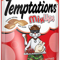 Temptations – Juego de 4 moldes para gatos Whiskas, mezcla de aperitivos y sabores de plumas con punto caliente, cuenco plegable para mascotas - BESTMASCOTA.COM