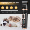 Dog Clippers Professional Heavy Duty Dog Grooming Clipper 3-Speed Low Noise High Power Rechargeable Cordless Pet Grooming Tools for Small & Large Dogs Cats Pets with Thick & Heavy Coats - BESTMASCOTA.COM