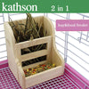 Kathson - Comedero de madera para conejos, cobayas y chinchelas - BESTMASCOTA.COM