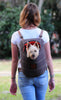 Pet Ego Lenis Pack Pet Carrier Mochila por Emanuele Bianchi, L, Marrón/Naranja - BESTMASCOTA.COM