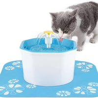 Shinea - Fuente de agua para gatos, 1,6 L, dispensador automático de agua para mascotas, saludable e higiénico, muy silencioso para gatos, perros, múltiples mascotas - BESTMASCOTA.COM