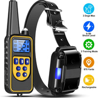 TeqHome Shock Collar for Dogs, 2020 Newest Dog Training Collar, Rechargeable Dog Shock Collar with Remote 2600Ft, 3 Modes Beep Vibration and Shock Waterproof Bark Collar for Small Medium Large Dogs - BESTMASCOTA.COM