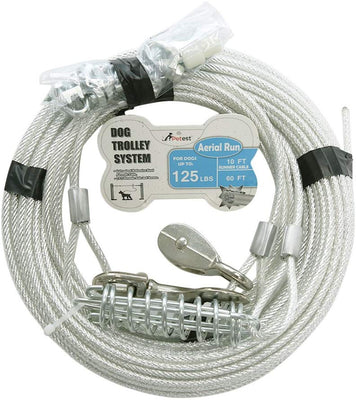 Petest - Cable de carrito para perros pesados de hasta 125 libras - BESTMASCOTA.COM