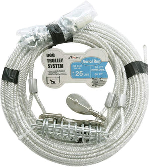 Petest - Cable de carrito para perros pesados de hasta 125 libras - BESTMASCOTA.COM